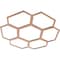 Ekena Millwork Florin Wood Fretwork Pierced Ceiling Medallion, Cherry, 24"OD x 8 1/2"ID x 3/8"T CMWP24X24X0375FOCH - alternate 4